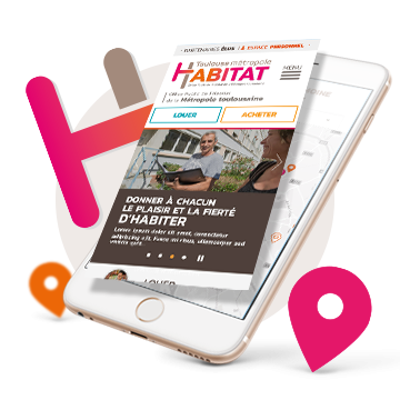 Un site internet tout neuf pour Toulouse Métropole Habitat.